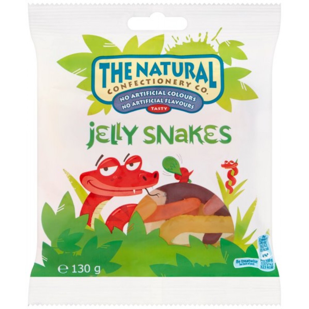 The Natural Confectionery Co. Jelly Snakes 10 x 110g Candy